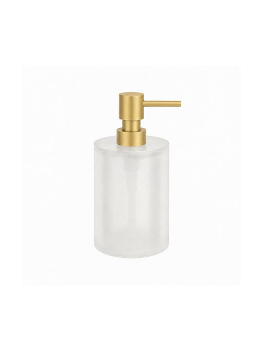 Pam & Co Дозатор Стъклен Златист 400ml