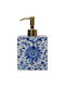 Caspari Glas Spender Blau