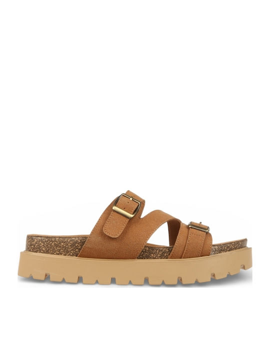 Women's Flat Sandals Brown