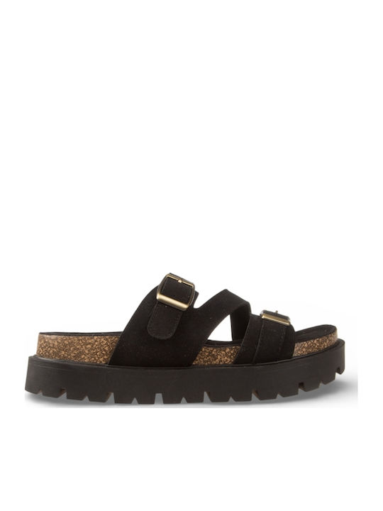 Women's Flat Sandals Black
