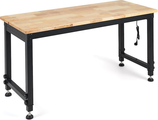 Costway Metal Workbench Load Capacity 900kg 101x51x122cm with Back Panel TL35855DE-NA