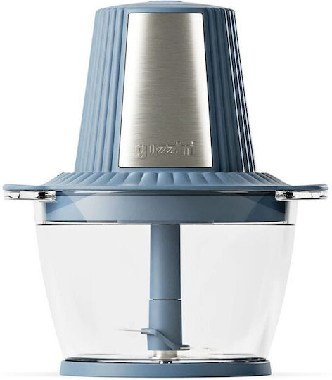 Guzzini Multi Chopper 500W mit 1l Behälter Blau