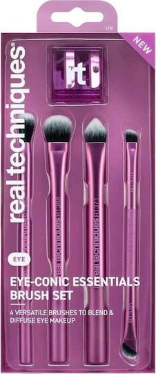 Real Techniques Set cu Pensule de Machiaj Essentials 5 Bucăți