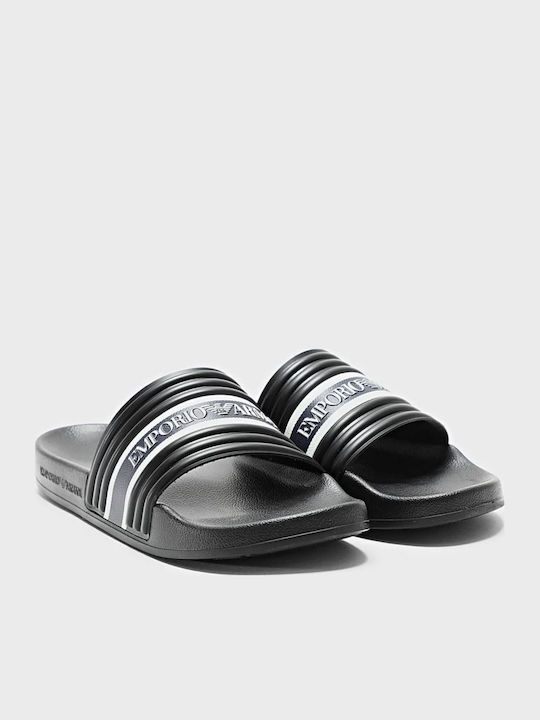 Emporio Armani Мъжки Чехли Черни