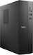 Dell Pro Slim Essential QVS1260 Настолен Компютър (Ultra 5-225/32GB DDR5/500GB SSD/W11 Pro)