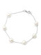 Ortaxidis Women's Bracelet in 14K White Gold with Pearls
