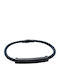 Gatsa Men's Bracelet with Meander Design Made of Leather