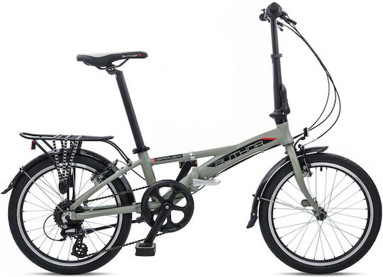 Author Bicicletă de Oraș Pliabilă cu Viteze 20" Verde 2024