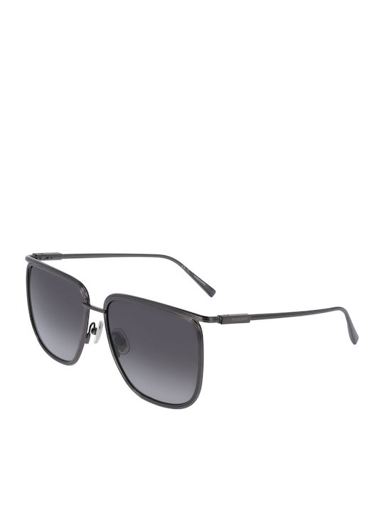 Salvatore Ferragamo Woman Sunglasses with Gray Frame and Gray Lens