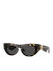 Burberry Ochelari De Soare Pentru Femei Cu Ramă Maro Din Plastic Și Lentile Gri BE4422 0687