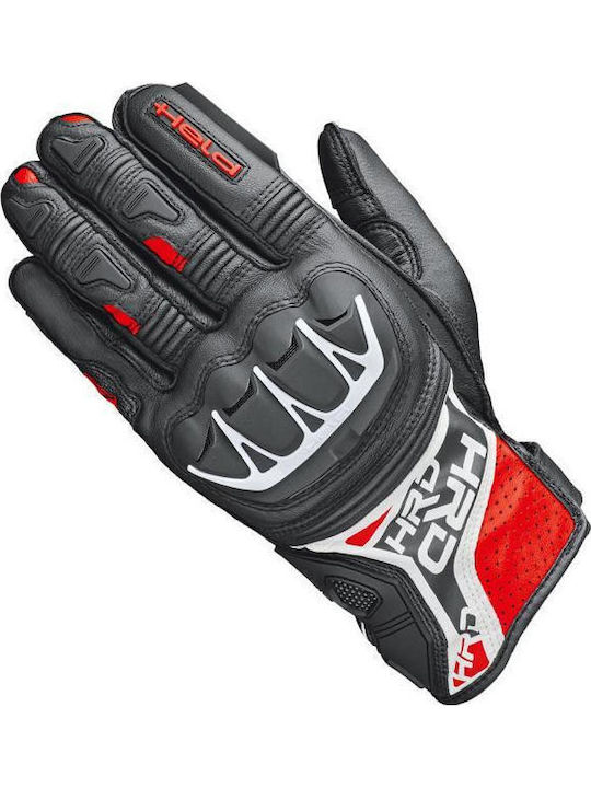 Held Kakuda Sports Summertime Men's Motorcycle Leather Gloves Black / Red