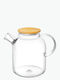 Wilmax Чайник с Филтър Стъклен Прозрачен 1600ml