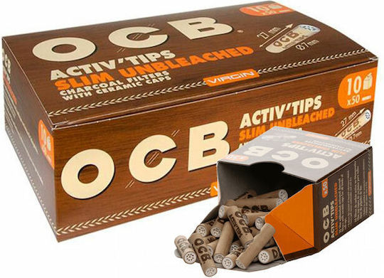 Ocb Тясна Активен Въглен 10 Филтри за цигари