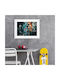 Gaming Poster God War Gm014 40cm X 50cm Premium Black Wooden Frame