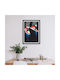 Poster Chicago Sneakers Snk126 40cm X 50cm Premium Black Wooden Frame
