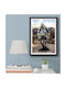 Poster MotoGP Valentino Rossi GP017 40cm X 50cm Premium Black Wooden Frame