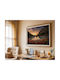 Poster Mountain Lake Pst25104 40cm X 50cm Premium Black Wooden Frame