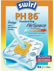 Swirl Vacuum Cleaner Bags 5pcs Compatible with AEG / Electrolux / Philips Vacuum Cleaner