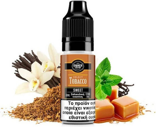 Dinner Lady Έτοιμο Υγρό Αναπλήρωσης Select Sweet Tobacco 20mg 10ml