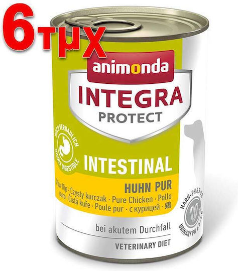 Animonda Integra Protect Υγρή Τροφή Σκύλων σε Κονσέρβα με Κοτόπουλο χωρίς Γλουτένη 6x400gr