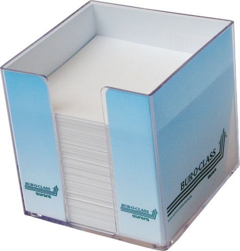 Aurora Cub De Hârtie Alb 9x9x9cm Suport Plastic Aurora