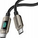 Innostyle USB 2.0 Cable USB-C male - USB-C / USB-A 100W Χρυσό 1m DP-CC1001TG