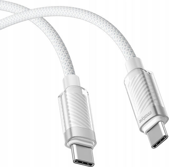 Innostyle USB 2.0 Kabel USB-C männlich - USB-C / USB-A 60W Weiß 2m SCC150WHT