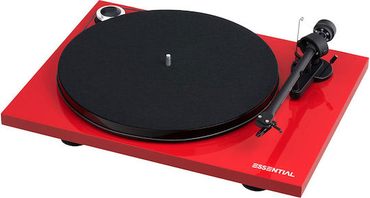 Pro-Ject Audio Essential III Phono (OM 10e) PRD-000019815 Πικάπ με Belt Drive και Προενίσχυση Κόκκινο