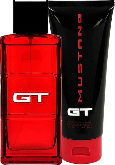 Set Ford Mustang GT Photobox Eau de Toilette Bărbați 100 ml + Mustang GT Photobox Gel de Duș 150 ml