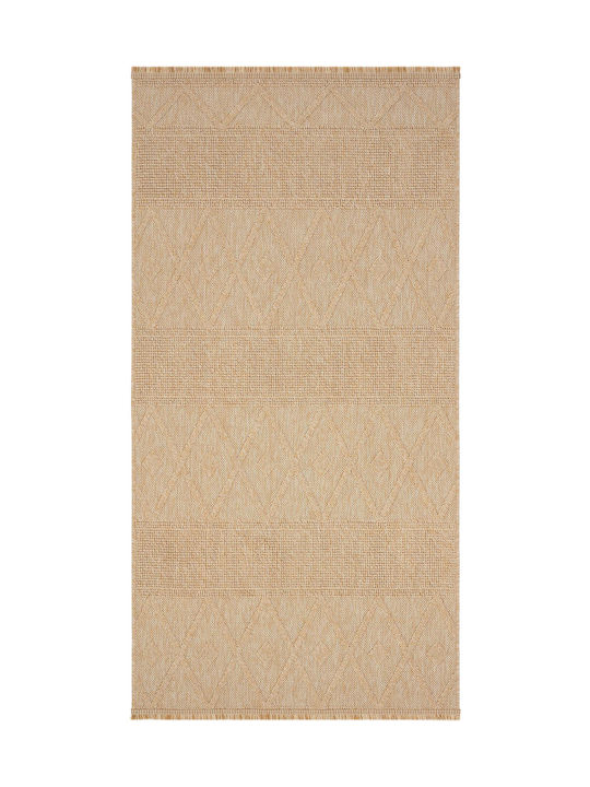 SteweHome Χαλί Καλοκαιρινό Ψάθινο 80x200cm Μπεζ