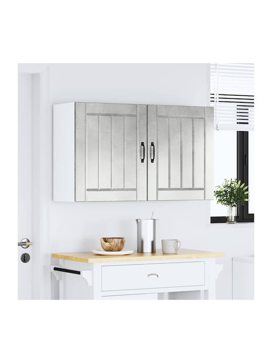 Wall Gray Kitchen Cabinet 50x31x60cm