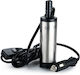 Flintronic Pompă Submersibilă Ulei 12v 38mm Extractor Diesel Oțel Inoxidabil 12l