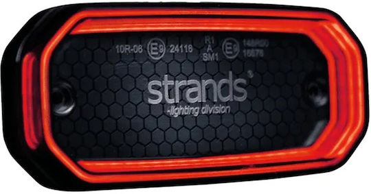 Neon Tinted Truck Volume Light Strands Red 10-40v