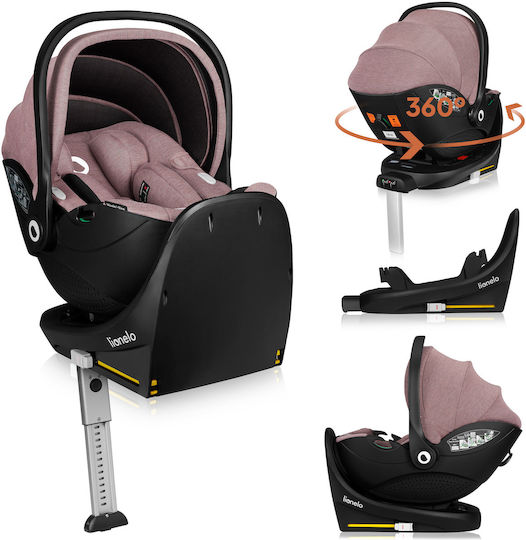Lionelo Moxie Car Seat i-Size with Isofix Pink Mauve