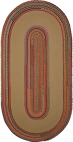 SteweHome Covor Rectangular De Vară Din Paie Coral 100x150cm
