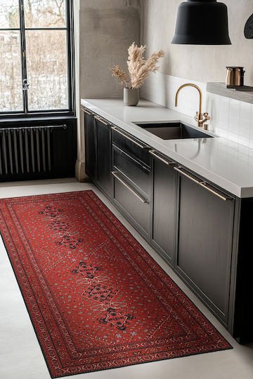 SteweHome SteweHome Wohnzimmer Teppich Rechteckig Burgundisch 95x250cm