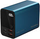 GoGEN Power Bank 27000mAh with 2 USB-A Output Ports and 2 USB-C Output Ports Blue