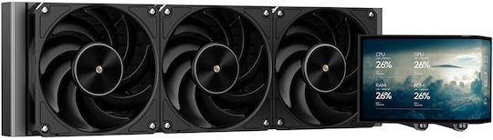 Krux HydroArc 360 Υδρόψυξη AIO CPU με 3 Ανεμιστήρες 120mm