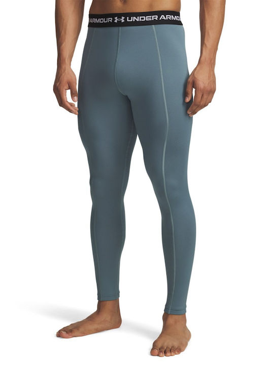 Under Armour Cold Ανδρικό Αθλητικό Κολάν Μακρύ Γκρι