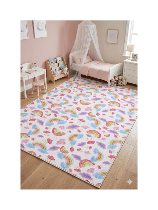 SteweHome Kids Rug Beige 80x250cm Thickness 60mm