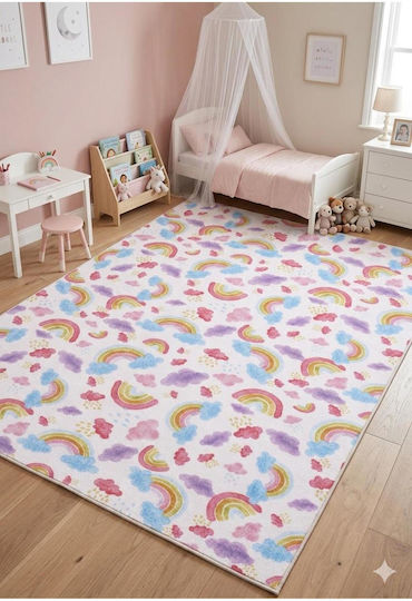 SteweHome Kids Rug Beige 80x250cm Thickness 60mm