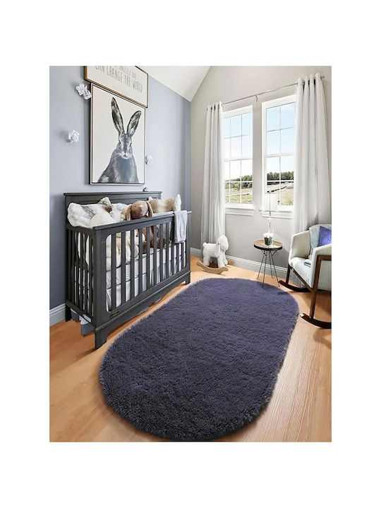 SteweHome Covor Antiderapant Rectangular Blană Moale 80x100cm