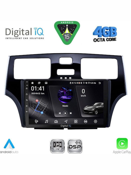 Digital IQ Auto-Audiosystem für Lexus DE ES 2000-2006 mit Touchscreen 9" Bluetooth USB WiFi GPS Apple CarPlay Android Auto