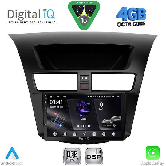 Digital IQ Ηχοσύστημα Αυτοκινήτου για Mazda BT-50 2012-2019 (Bluetooth/USB/WiFi/GPS/Apple-Carplay/Android-Auto) με Οθόνη Αφής 9"