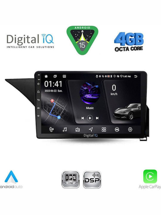 Digital IQ Car Audio System for Mercedes-Benz E Class 2009-2016 (Bluetooth/USB/WiFi/GPS/Apple CarPlay/Android Auto) with 10" Touch Screen