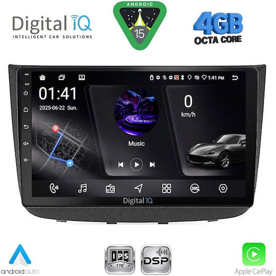 Digital IQ Ηχοσύστημα Αυτοκινήτου για Mercedes-Benz Vito / Viano 2003-2007 (Bluetooth/USB/WiFi/GPS/Apple-Carplay/Android-Auto) με Οθόνη Αφής 10"