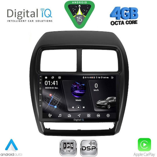 Digital IQ Ηχοσύστημα Αυτοκινήτου για Mitsubishi Asx 2020-2023 (Bluetooth/USB/WiFi/GPS/Apple-Carplay/Android-Auto) με Οθόνη Αφής 9"