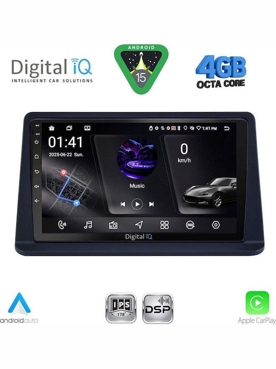 Digital IQ Car Audio System for Mitsubishi Pajero 1999-2006 Bluetooth USB WiFi GPS Apple CarPlay Android Auto with 9" Touch Screen