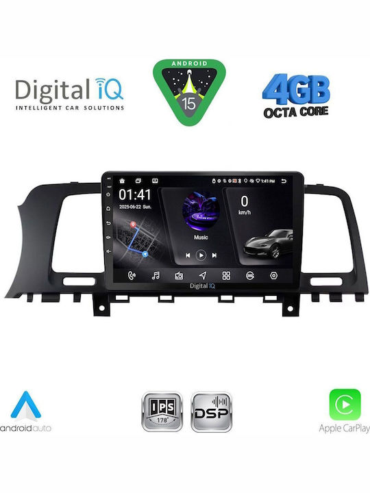 Digital IQ Car Audio System for Nissan Murano 2007-2014 Bluetooth USB WiFi GPS Apple CarPlay Android Auto with 9" Touch Screen