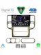 Digital IQ Автомобилна Аудио Система за Nissan X-Trail 2004-2007 (Bluetooth/USB/Вграден Wi-Fi/GPS/Apple CarPlay/Android Auto) с Touch Screen 10"